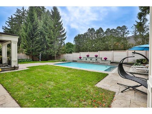 64 Brentwood Road, Oakville, ON - Outdoor With In Ground Pool With Backyard