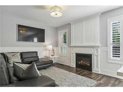 2278 Grand Oak Trail, Oakville, ON - Indoor Photo Showing Living Room With Fireplace