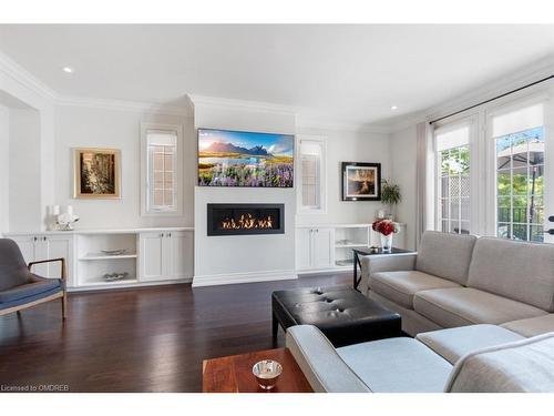 139 Wilson Street, Oakville, ON - Indoor Photo Showing Living Room With Fireplace