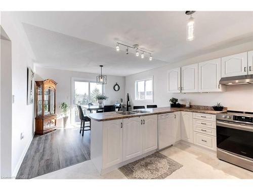 145 Glenariff Drive, Freelton, ON - Indoor Photo Showing Kitchen With Double Sink