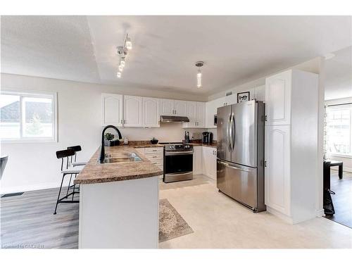 145 Glenariff Drive, Freelton, ON - Indoor Photo Showing Kitchen With Double Sink