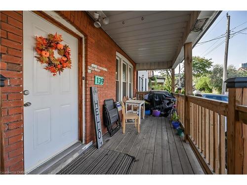 139 Balsam Avenue S, Hamilton, ON - Outdoor With Deck Patio Veranda With Exterior