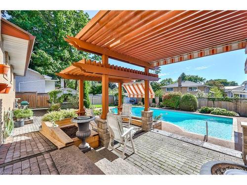 3689 Beechollow Crescent, Mississauga, ON - Outdoor With In Ground Pool With Deck Patio Veranda With Exterior