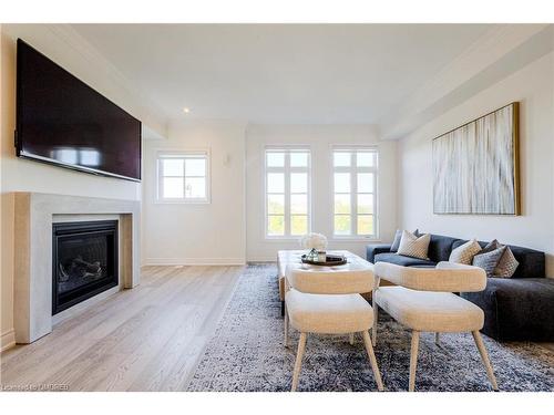 2189 Lillykin Street, Oakville, ON - Indoor Photo Showing Living Room With Fireplace