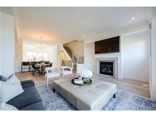 2189 Lillykin Street, Oakville, ON - Indoor Photo Showing Living Room With Fireplace