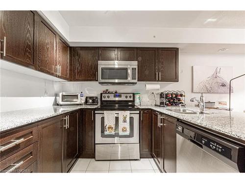 25-2480 Post Road, Oakville, ON - Indoor Photo Showing Kitchen With Stainless Steel Kitchen With Double Sink