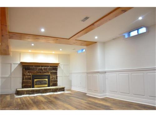 55 Keewatin Avenue, Kitchener, ON - Indoor With Fireplace