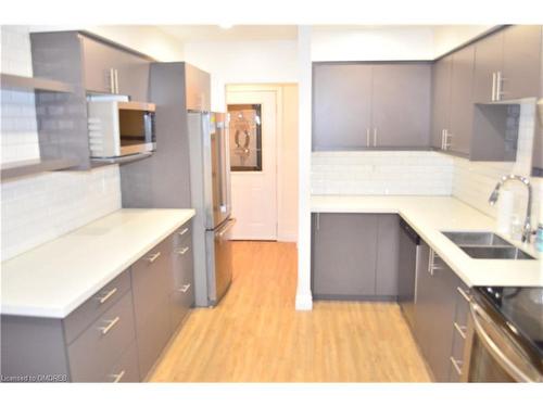 55 Keewatin Avenue, Kitchener, ON - Indoor Photo Showing Kitchen With Double Sink With Upgraded Kitchen