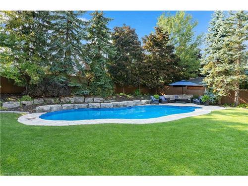 11 Treeview Crescent, Caledon, ON - Outdoor With In Ground Pool With Backyard