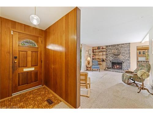 1302 Gainsborough Drive, Oakville, ON - Indoor With Fireplace