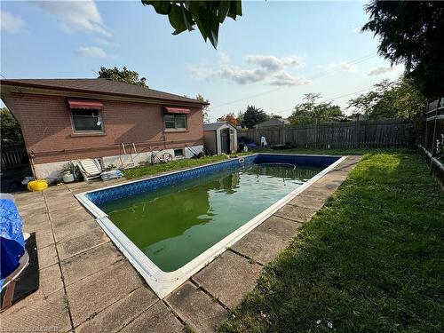 2055 Bridge Road, Oakville, ON - Outdoor With In Ground Pool With Backyard