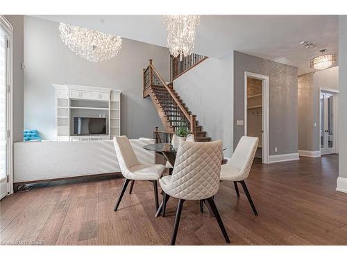 430 Stanfield Drive, Oakville, ON - Indoor Photo Showing Dining Room With Fireplace