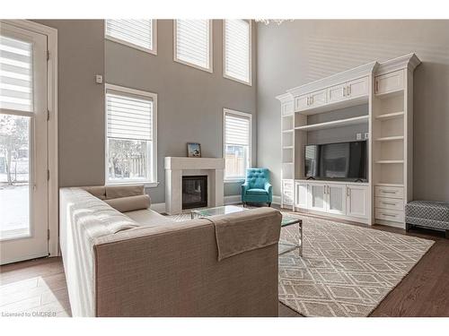 430 Stanfield Drive, Oakville, ON - Indoor Photo Showing Living Room With Fireplace