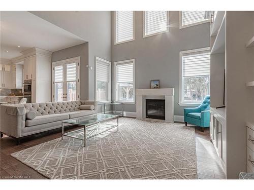 430 Stanfield Drive, Oakville, ON - Indoor Photo Showing Living Room With Fireplace