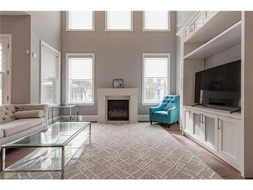 430 Stanfield Drive, Oakville, ON - Indoor Photo Showing Living Room With Fireplace