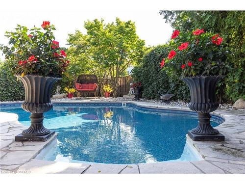 2300 Lakeshore Road, Burlington, ON - Outdoor With In Ground Pool With Backyard