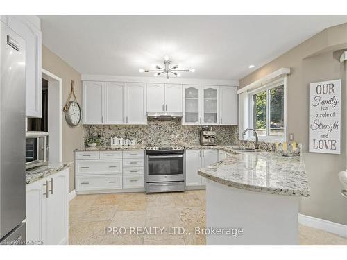 17 Robinson Road, Georgetown, ON - Indoor Photo Showing Kitchen With Upgraded Kitchen