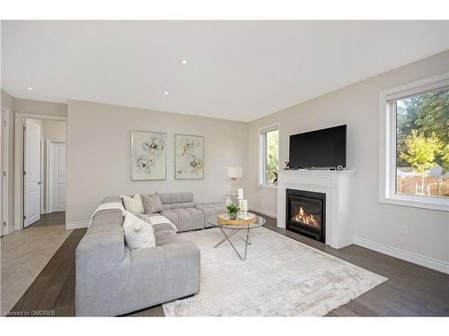 164 Harpin Way E, Fergus, ON - Indoor Photo Showing Living Room With Fireplace