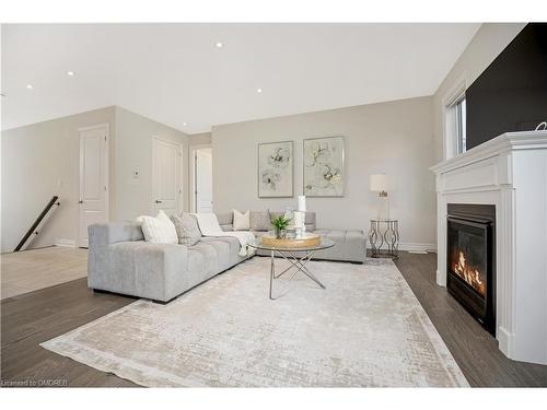 164 Harpin Way E, Fergus, ON - Indoor Photo Showing Living Room With Fireplace