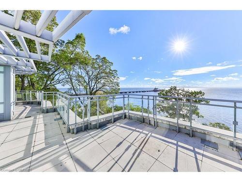 603-3500 Lakeshore Road W, Oakville, ON - Outdoor With Body Of Water With Balcony With View With Exterior