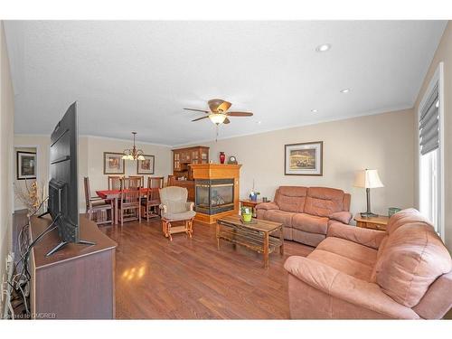 45 Las Road, Smithville, ON - Indoor Photo Showing Living Room With Fireplace