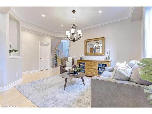 3410 Robin Hill Circle, Oakville, ON - Indoor Photo Showing Living Room With Fireplace