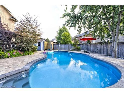 3410 Robin Hill Circle, Oakville, ON - Outdoor With In Ground Pool With Backyard