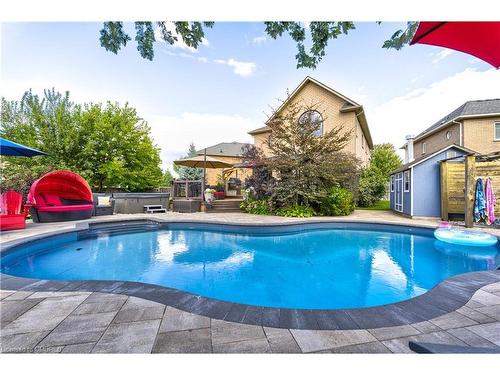 3410 Robin Hill Circle, Oakville, ON - Outdoor With In Ground Pool With Backyard