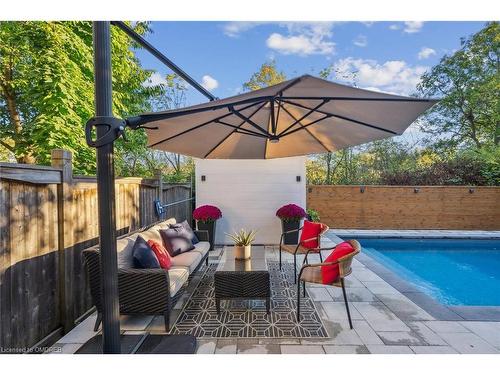 359 Nunn Court, Milton, ON - Outdoor With In Ground Pool With Deck Patio Veranda With Exterior