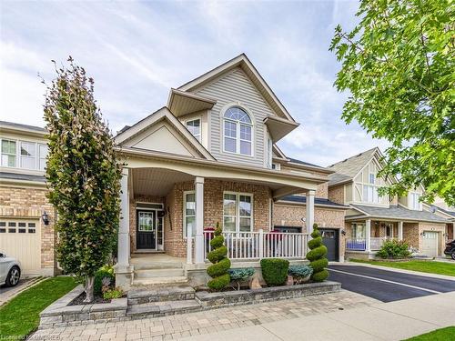 323 Mcdougall Crossing, Milton, ON - Outdoor With Deck Patio Veranda With Facade