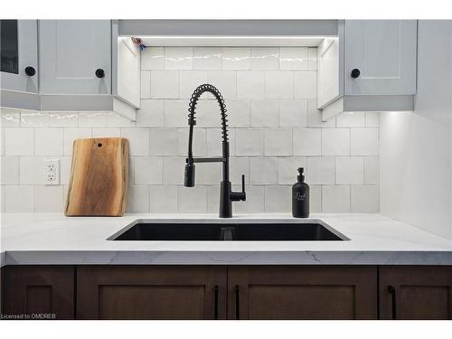 256 Holton Avenue S, Hamilton, ON - Indoor Photo Showing Kitchen With Double Sink