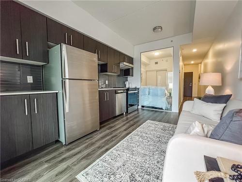 1106-15 Queen Street, Hamilton, ON - Indoor Photo Showing Kitchen With Stainless Steel Kitchen