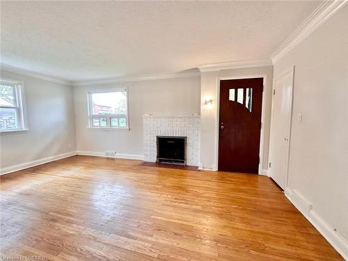 53 Water Street, Thorold, ON - Indoor Photo Showing Living Room With Fireplace