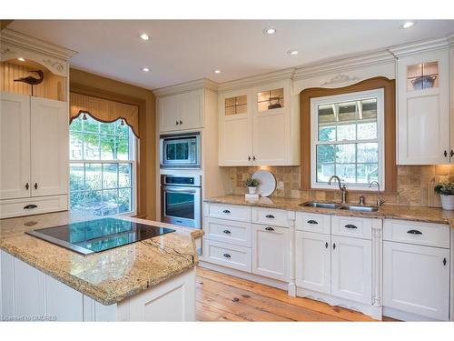 8268 Canyon Road, Campbellville, ON - Indoor Photo Showing Kitchen With Double Sink