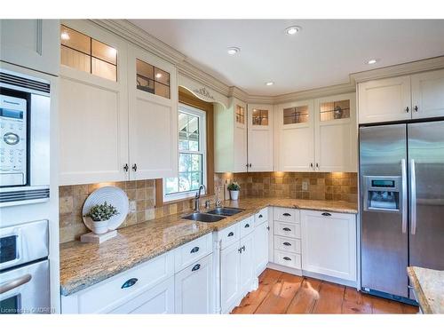 8268 Canyon Road, Campbellville, ON - Indoor Photo Showing Kitchen With Double Sink