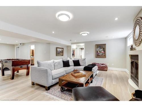 2-128 Morden Road, Oakville, ON - Indoor Photo Showing Living Room With Fireplace