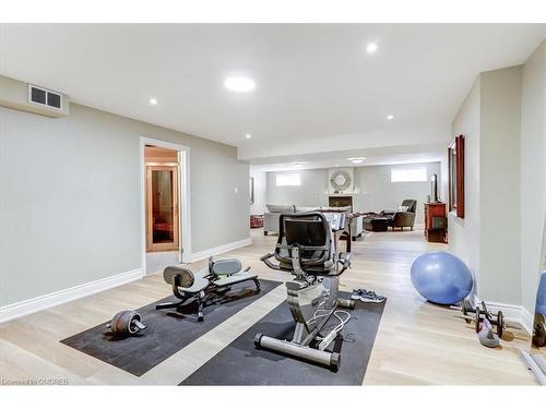 2-128 Morden Road, Oakville, ON - Indoor Photo Showing Gym Room