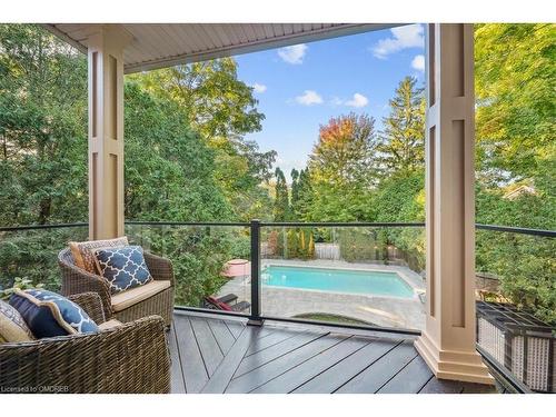 3021 Woodland Park Drive, Burlington, ON - Outdoor With In Ground Pool