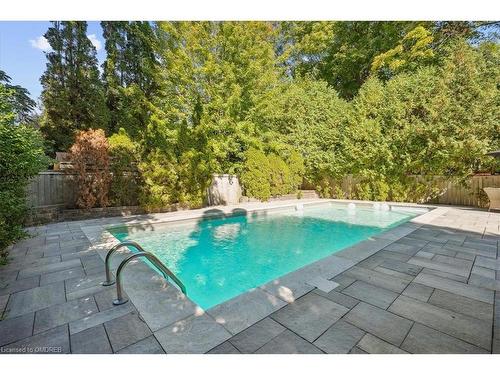 3021 Woodland Park Drive, Burlington, ON - Outdoor With In Ground Pool With Backyard