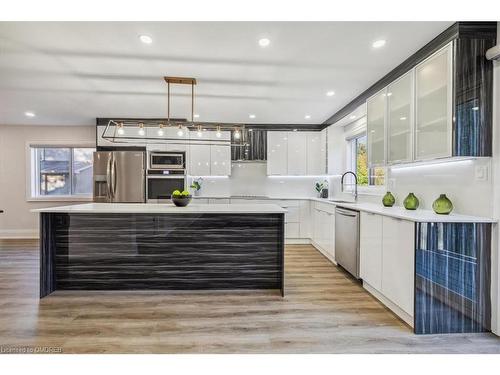 91 Oneida Boulevard, Hamilton, ON - Indoor Photo Showing Kitchen With Upgraded Kitchen