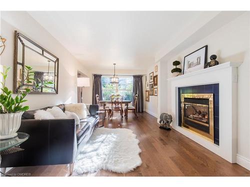 108 Chalmers Street, Oakville, ON - Indoor Photo Showing Living Room With Fireplace