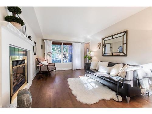 108 Chalmers Street, Oakville, ON - Indoor Photo Showing Living Room With Fireplace