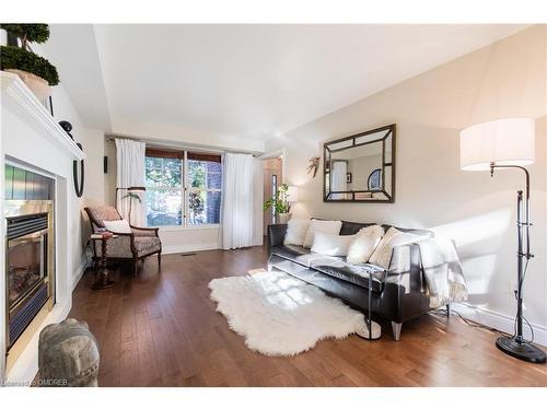 108 Chalmers Street, Oakville, ON - Indoor Photo Showing Living Room With Fireplace