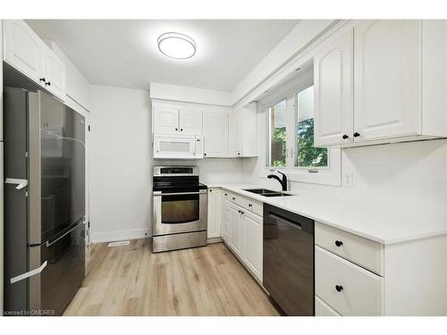 Upper-87 Leaside Drive, St. Catharines, ON - Indoor Photo Showing Kitchen With Double Sink