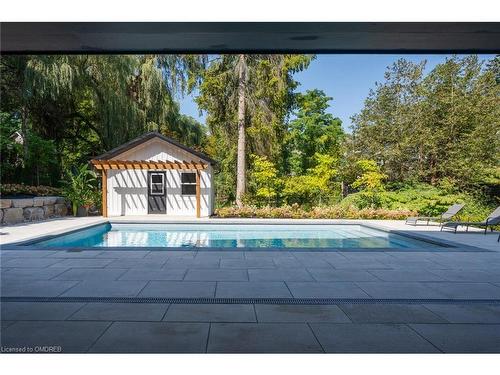 233 Lakewood Drive, Oakville, ON - Outdoor With In Ground Pool With Backyard