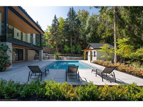 233 Lakewood Drive, Oakville, ON - Outdoor With In Ground Pool