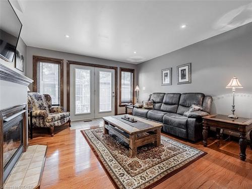 40 Grattan Street, North York, ON - Indoor Photo Showing Living Room With Fireplace