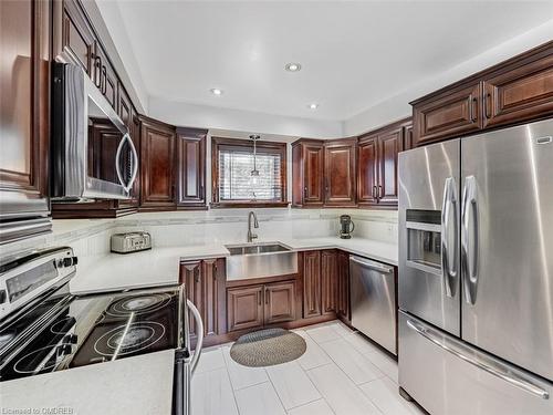 40 Grattan Street, North York, ON - Indoor Photo Showing Kitchen With Double Sink