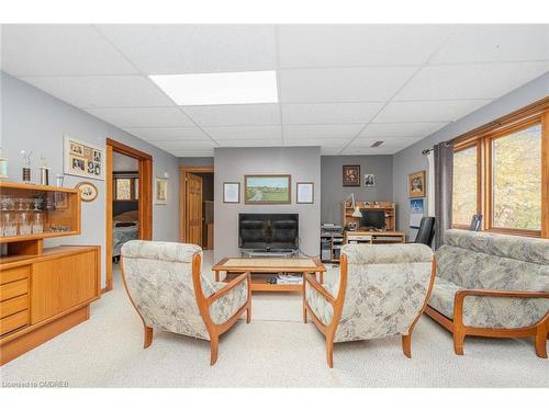 147 Main Street S, Georgetown, ON - Indoor Photo Showing Living Room With Fireplace