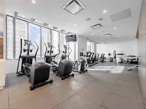 607-70 Annie Craig Drive, Toronto, ON - Indoor Photo Showing Gym Room